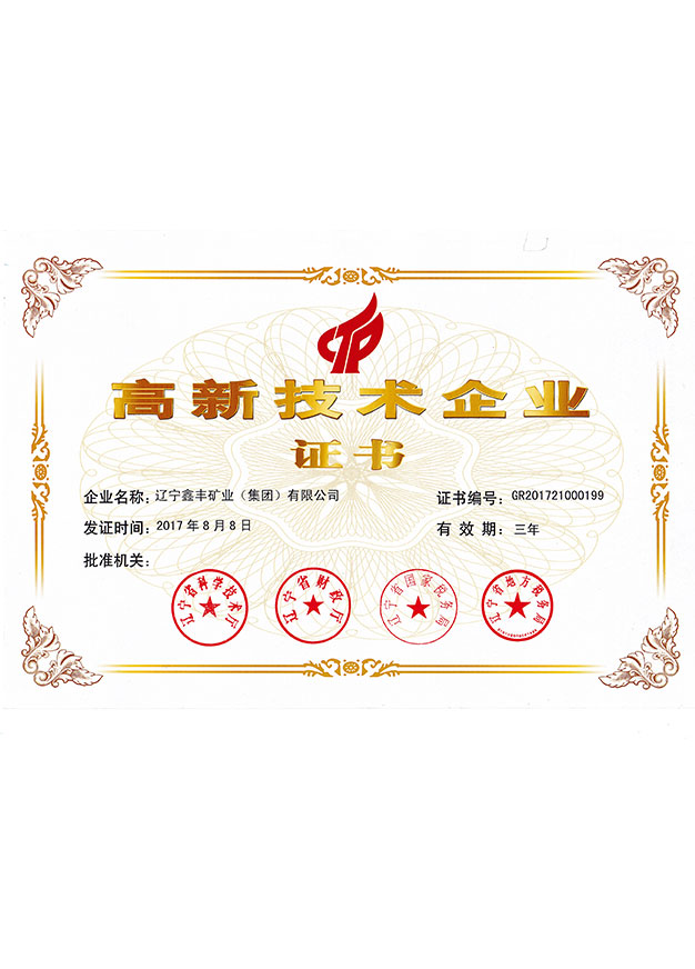 高新手艺企业证书